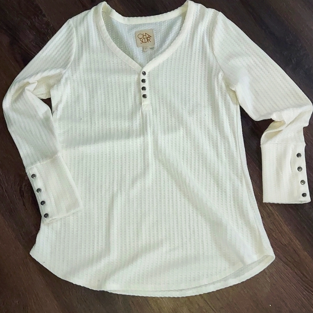Chaser waffle long sleeve shirt
